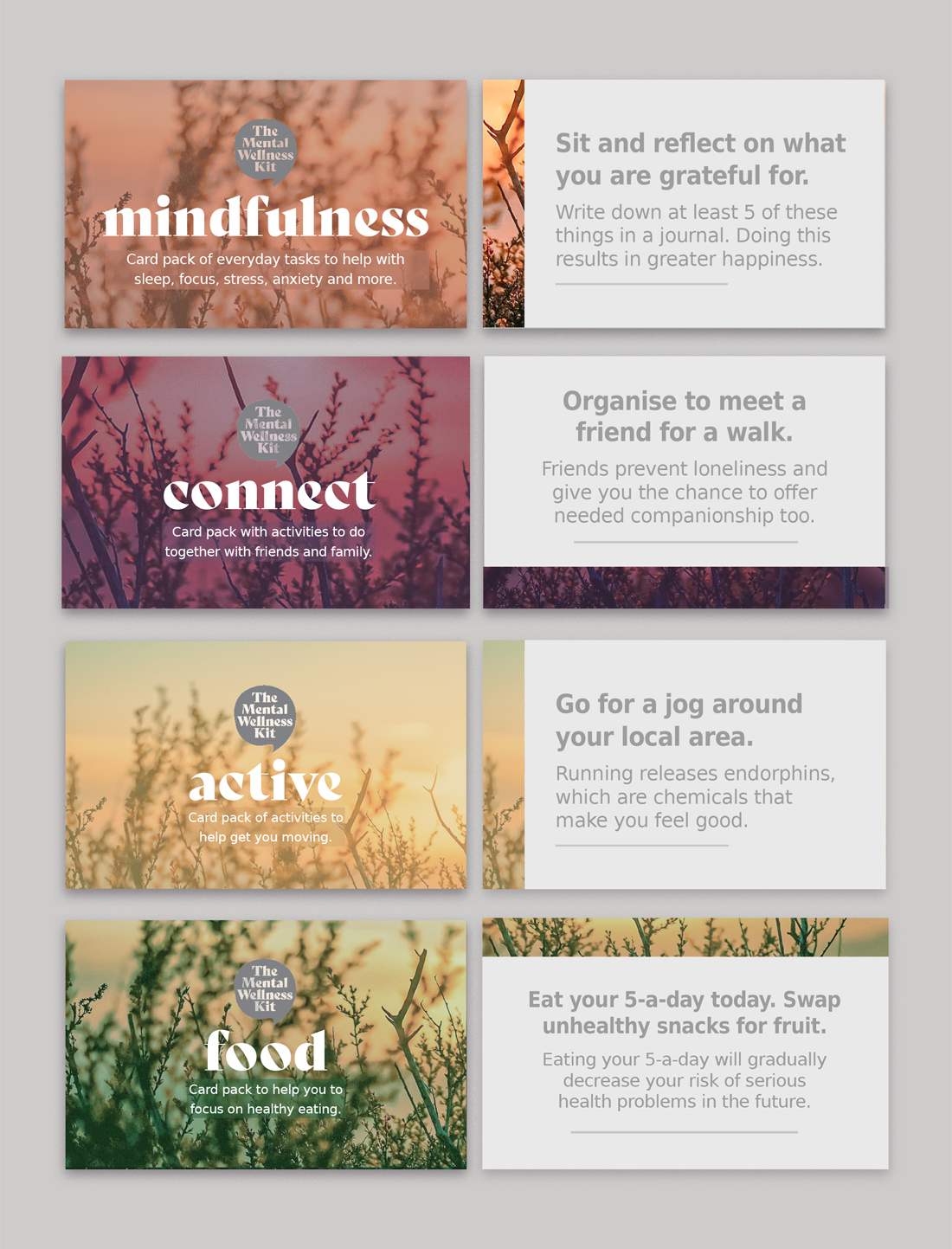 the mental wellness cards