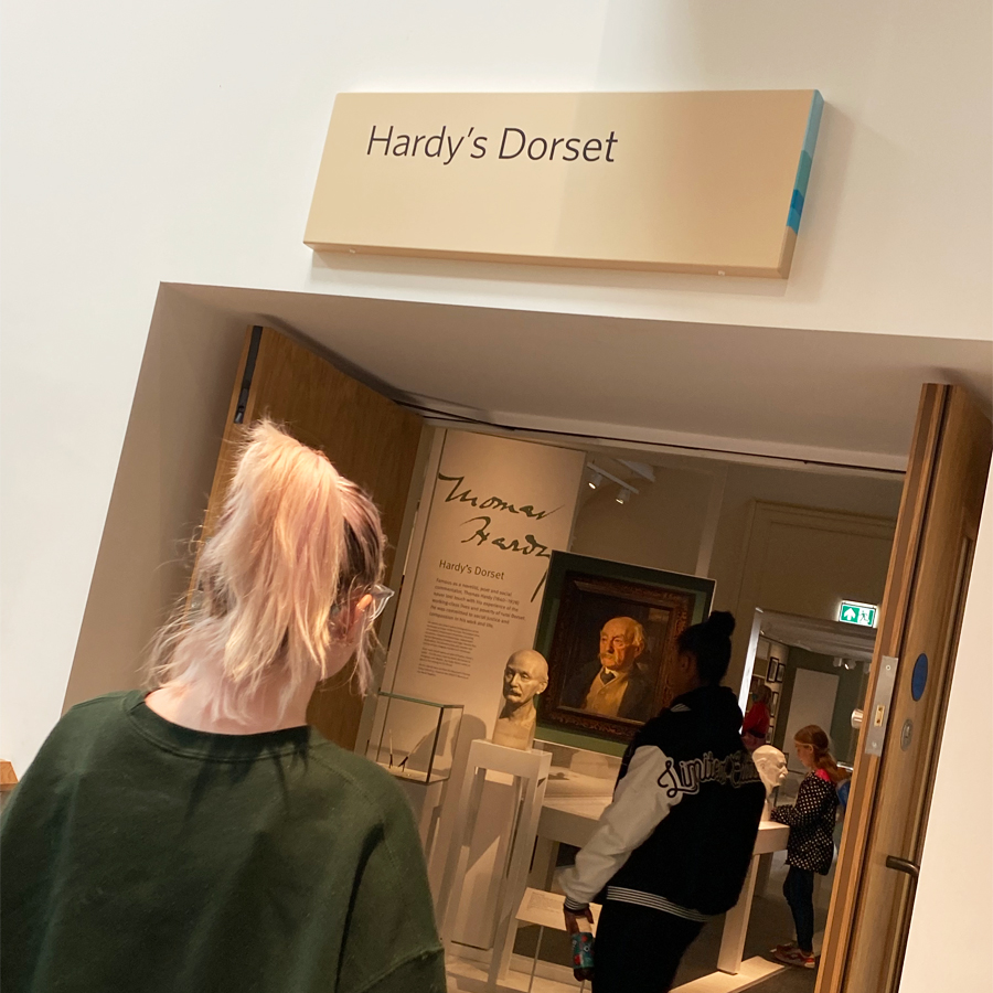 entering the dorset museum